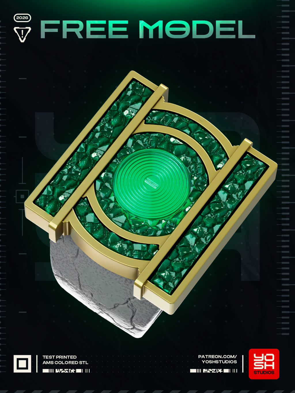 Emerald Warden Ring