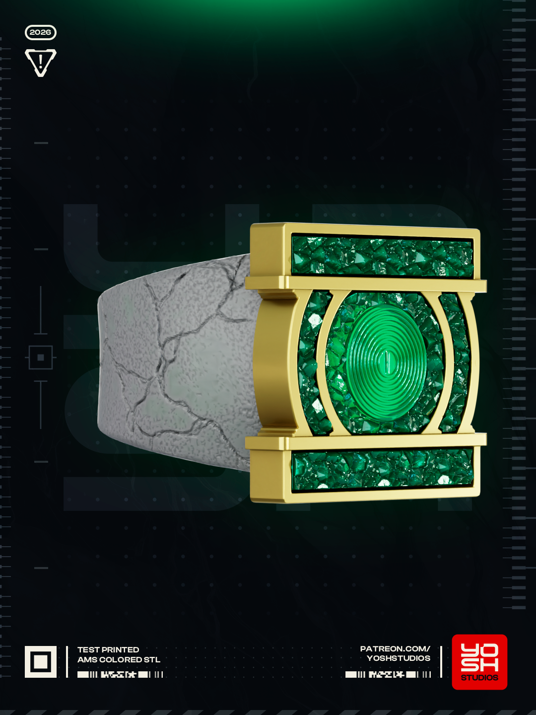 Emerald Warden Ring