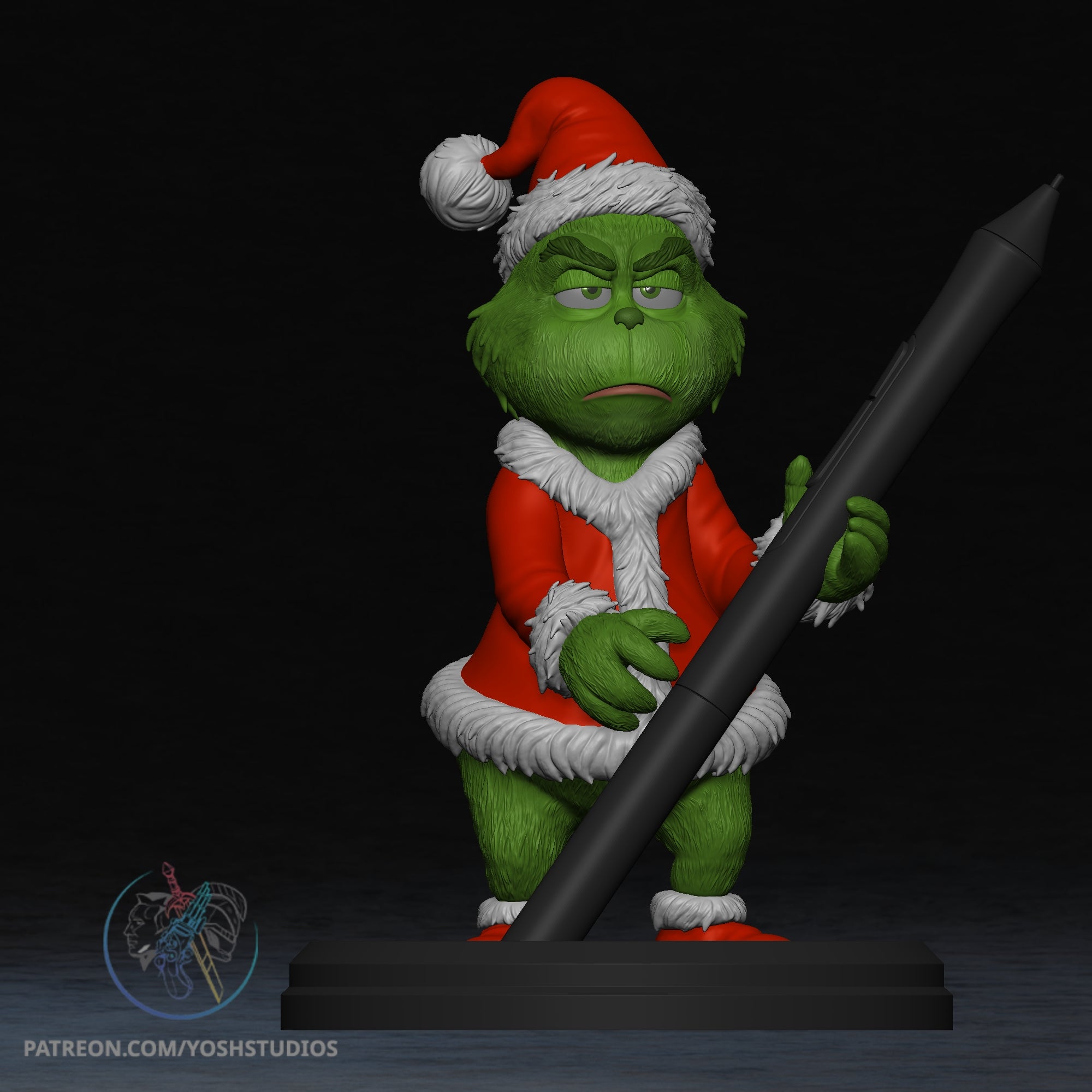 Holiday Humbug Pen Holder