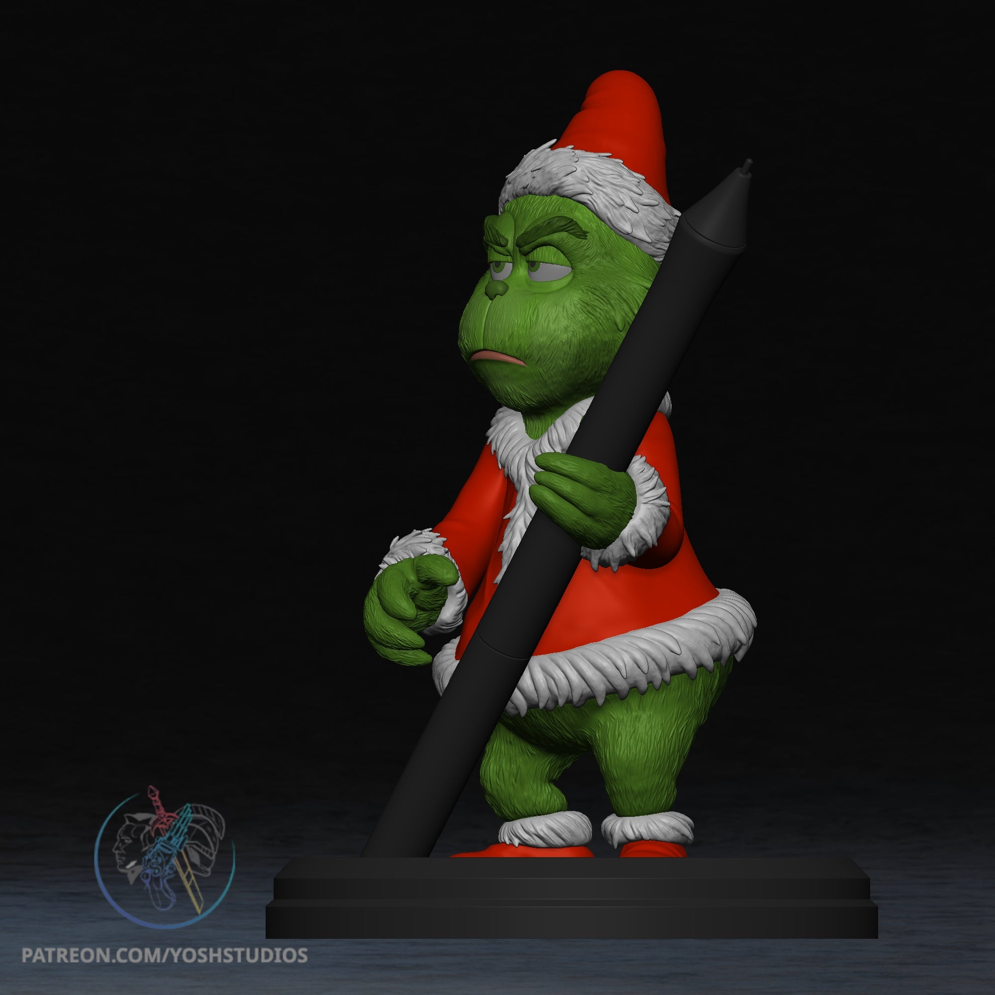 Holiday Humbug Pen Holder