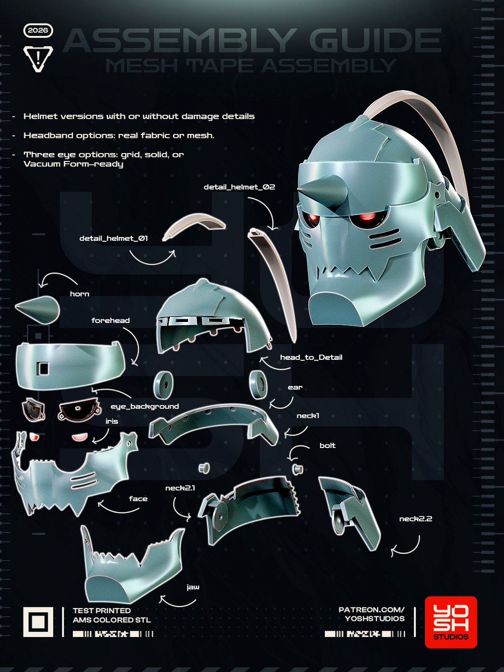 Alphonse Elric Helmet
