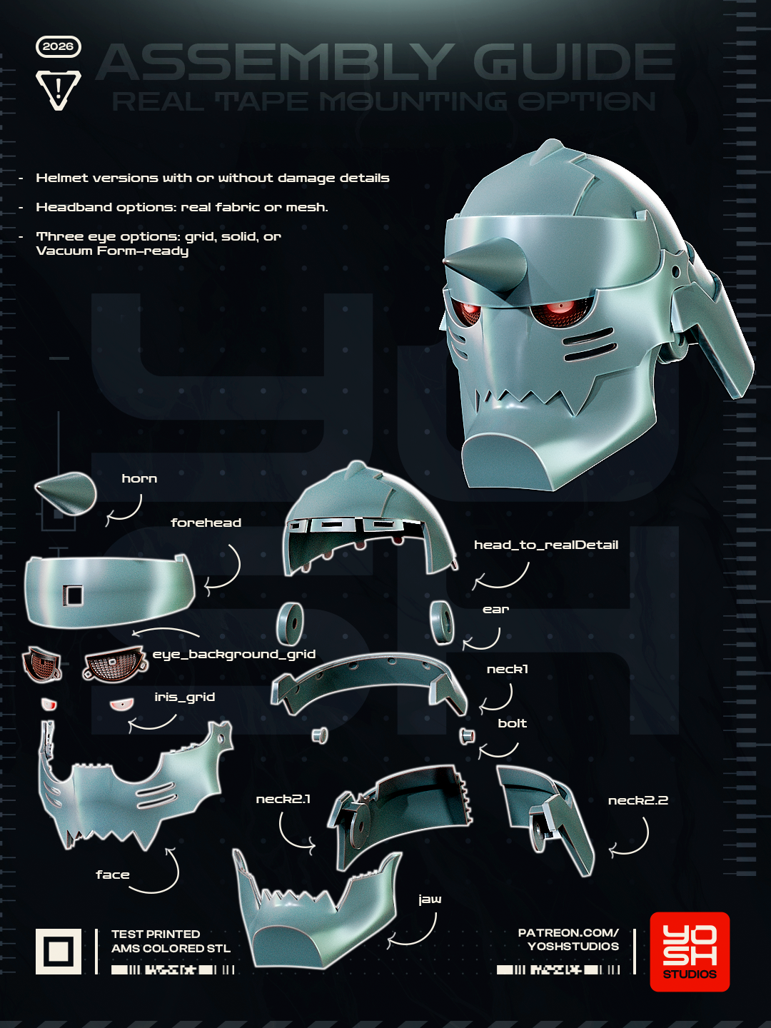 Alphonse Elric Helmet
