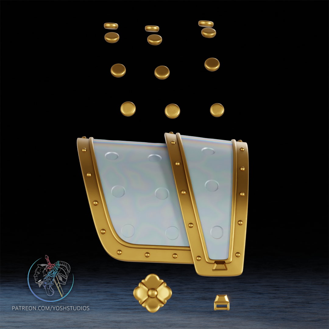 Gold/Silver Shoulder Armor