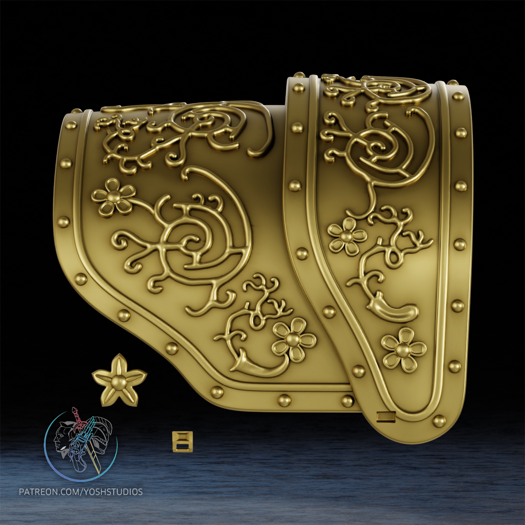 Golden Shoulder Guard