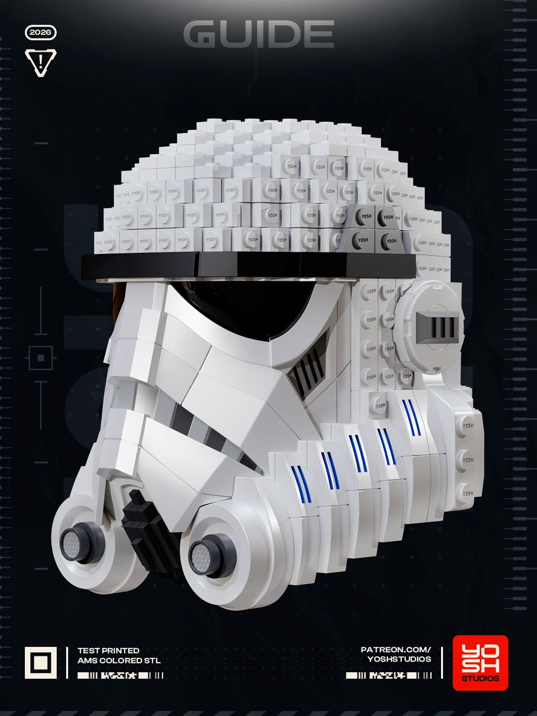 Bricked Galactic Trooper Helmet