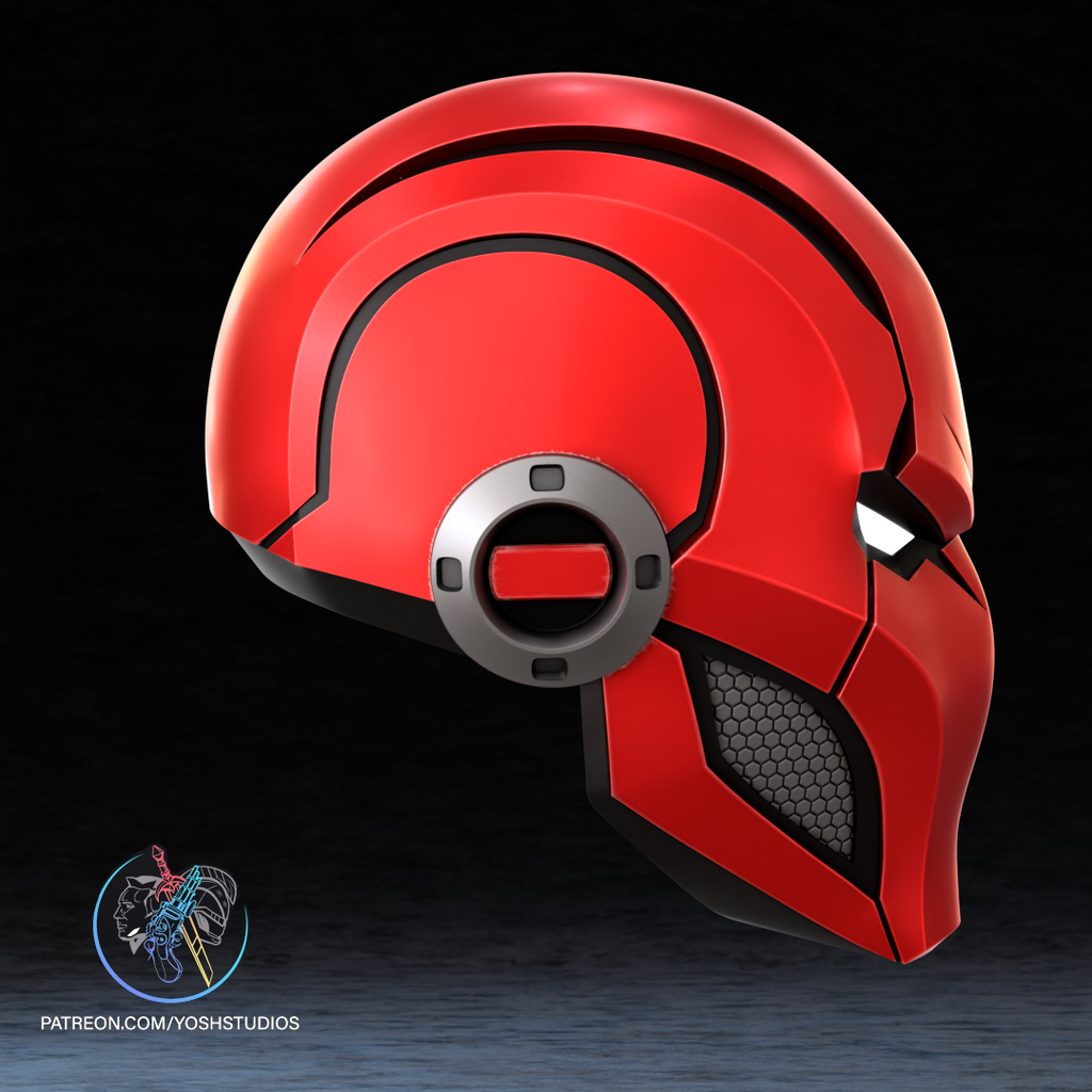 Crimson Outlaw Helmet