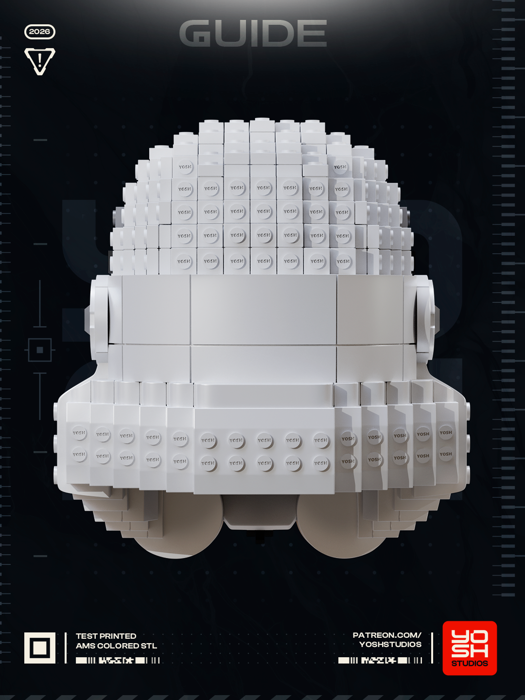 Bricked Galactic Trooper Helmet