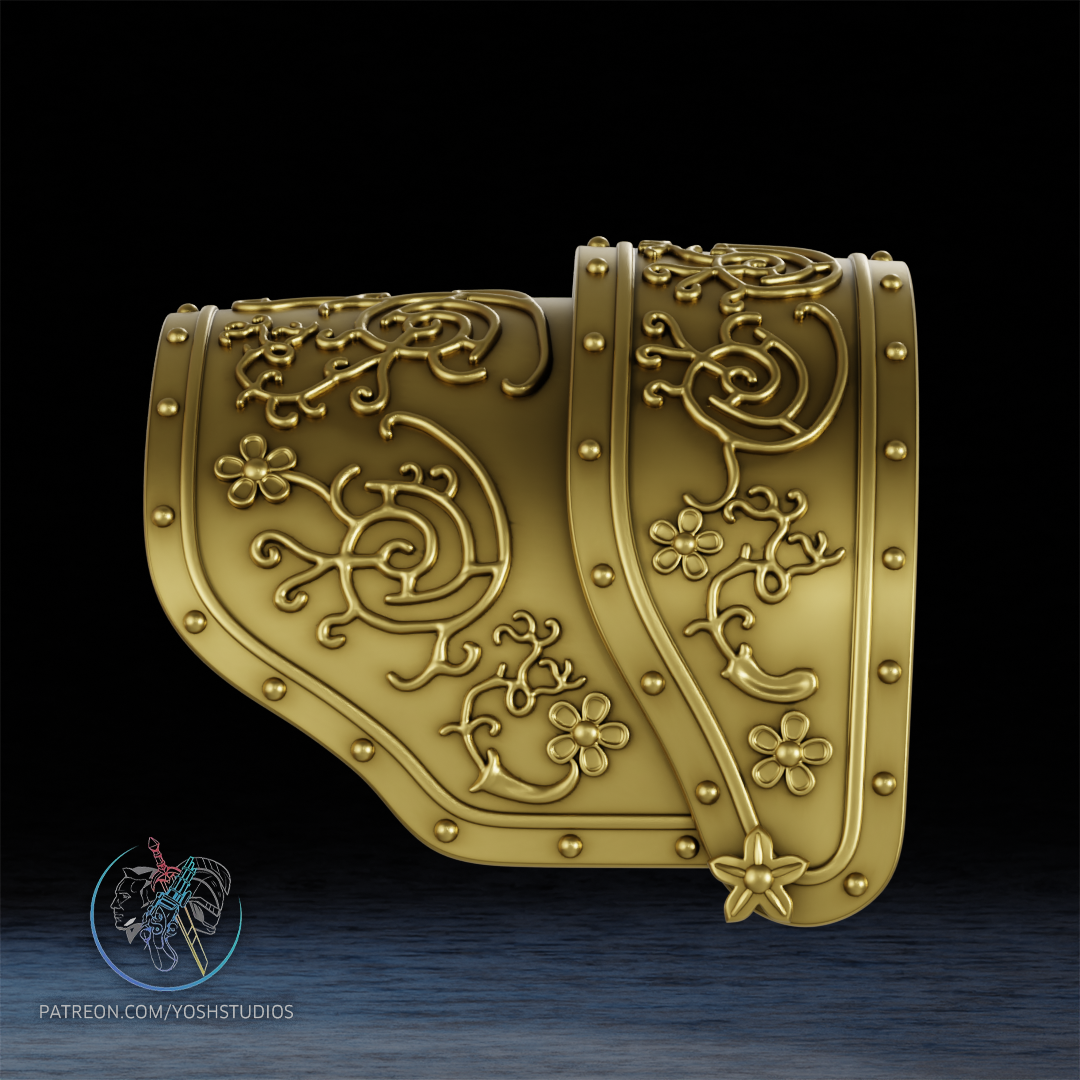 Golden Shoulder Guard