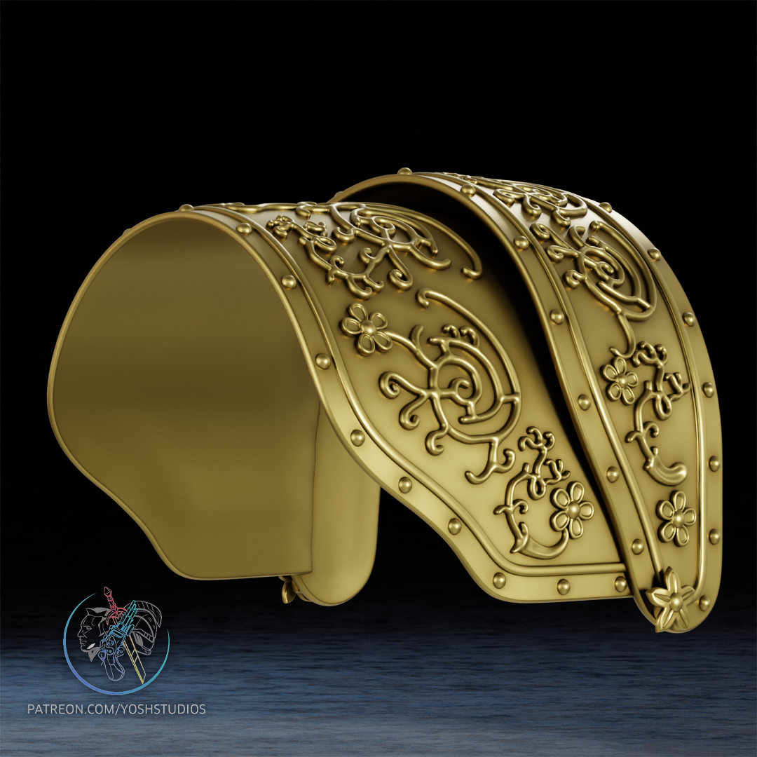 Golden Shoulder Guard
