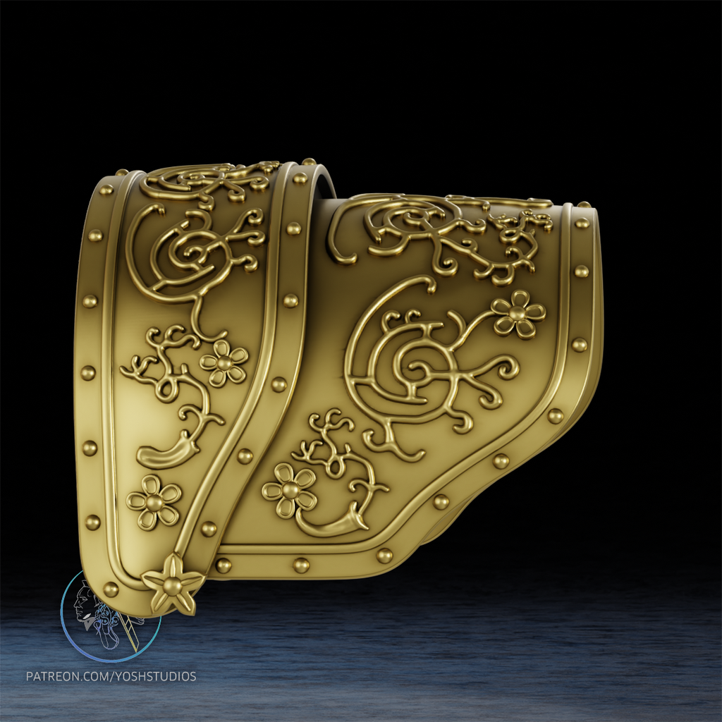 Golden Shoulder Guard