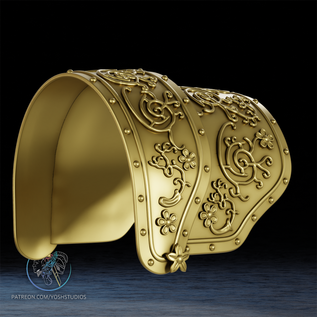 Golden Shoulder Guard