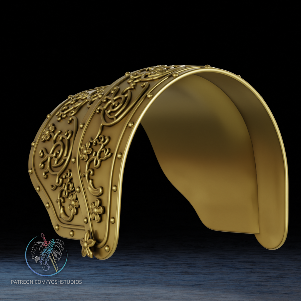Golden Shoulder Guard