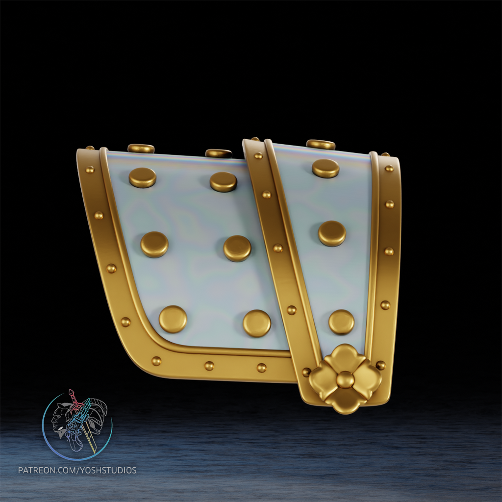Gold/Silver Shoulder Armor