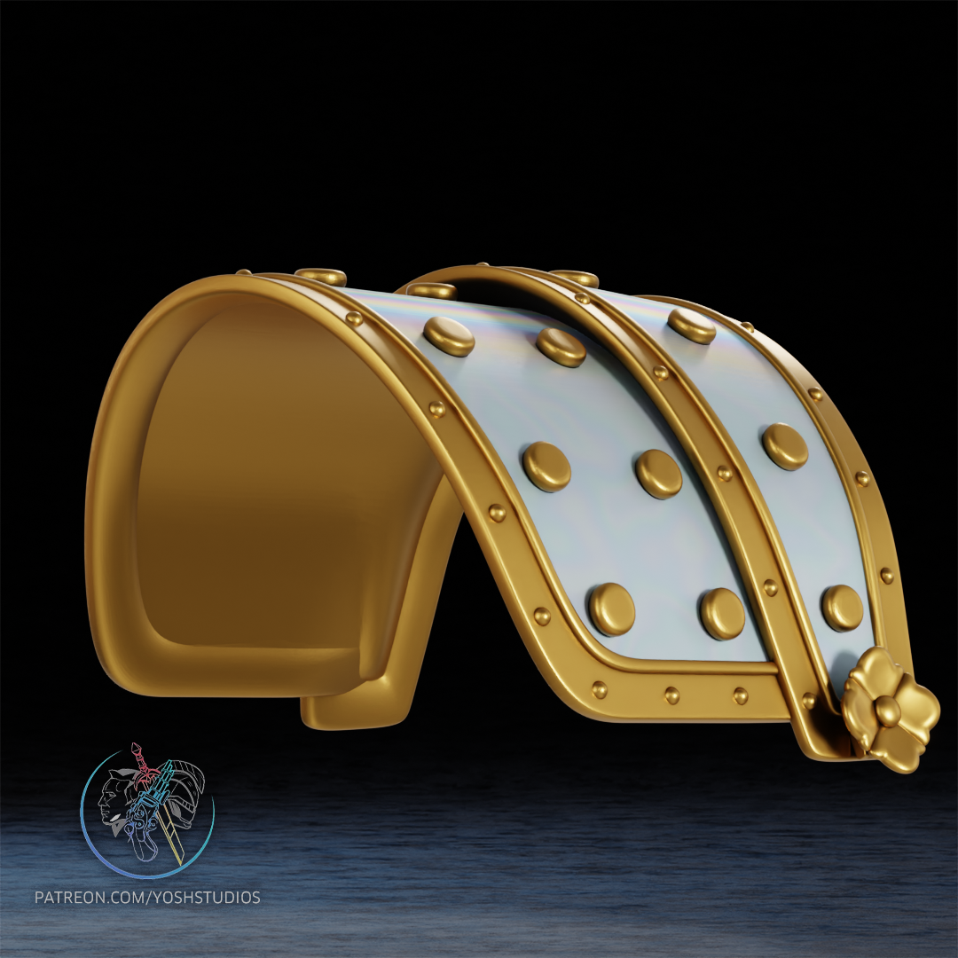 Gold/Silver Shoulder Armor