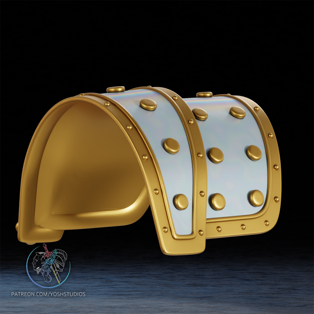 Gold/Silver Shoulder Armor