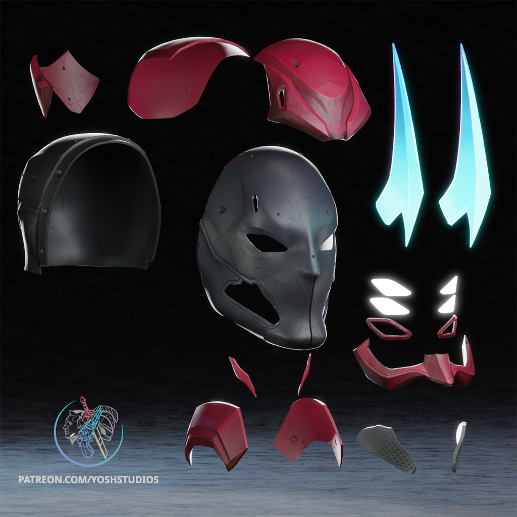 Red Specter 2099 Helmet