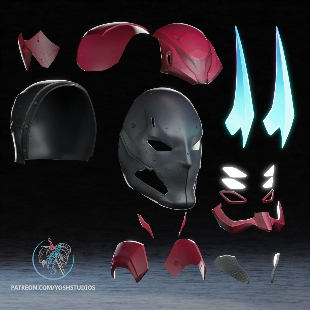 Red Specter 2099 Helmet